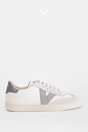 VICTORIA 1-126184 GREY/WHITE TRAINERS