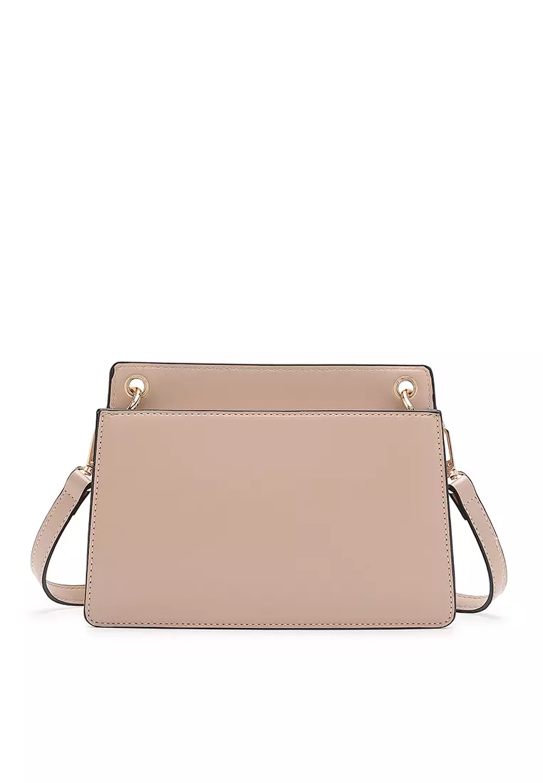 Volkswagen Women's Shoulder Sling Bag / Crossbody Bag - Beige