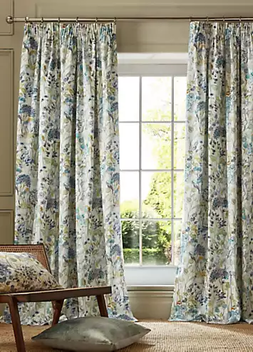 Voyage Maison Country Hedgerow Pair of Lined Pencil Pleat Curtains | Kaleidoscope