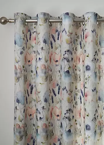 Voyage Maison Hibbertia Pair of Lined Eyelet Curtains | Kaleidoscope