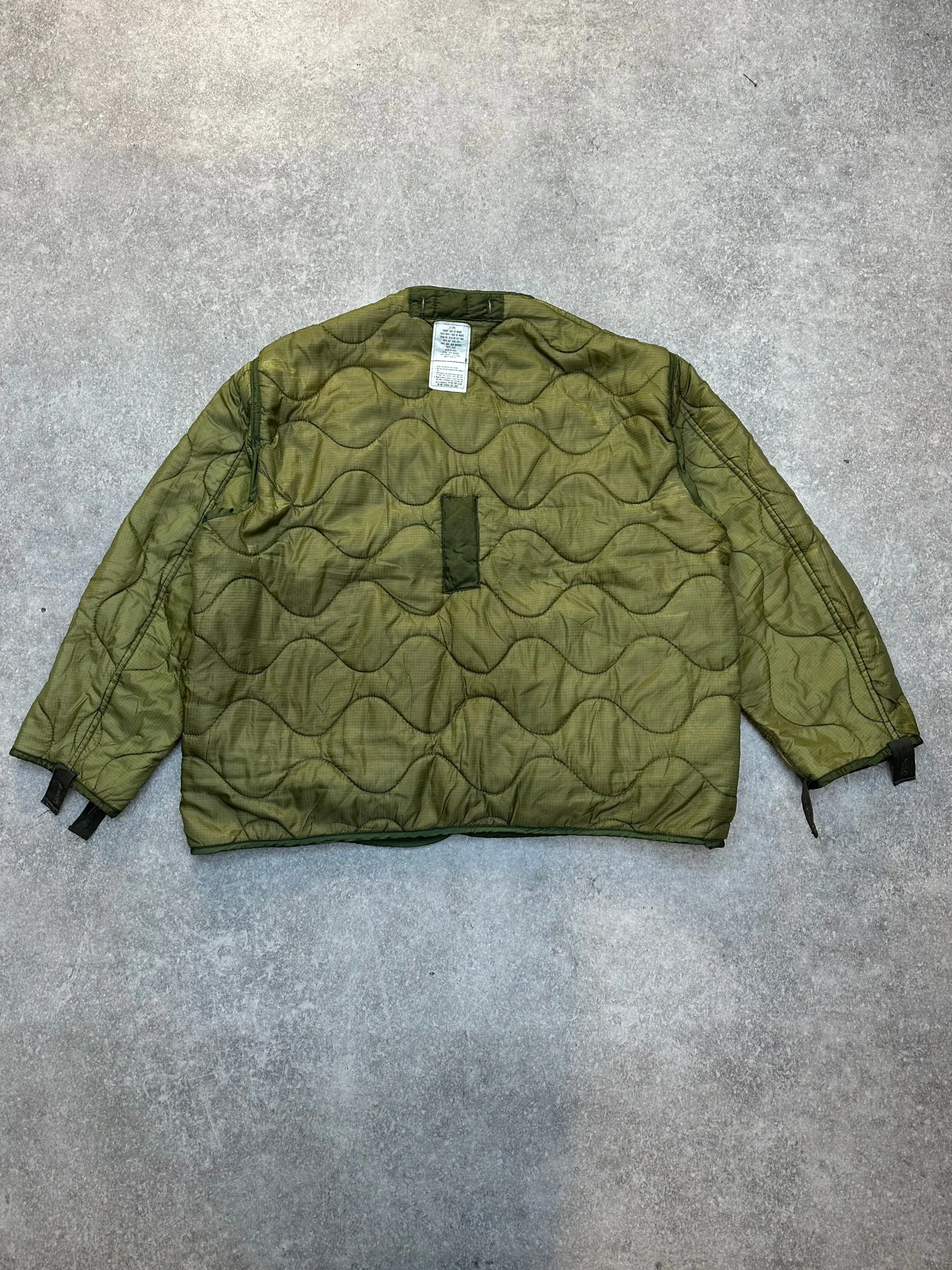 VT Rework: Khaki Quilted Padded Ripstop Jacket