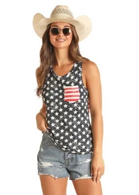 Women's Rock & Roll Cowgirl Tank #RRWT20R187