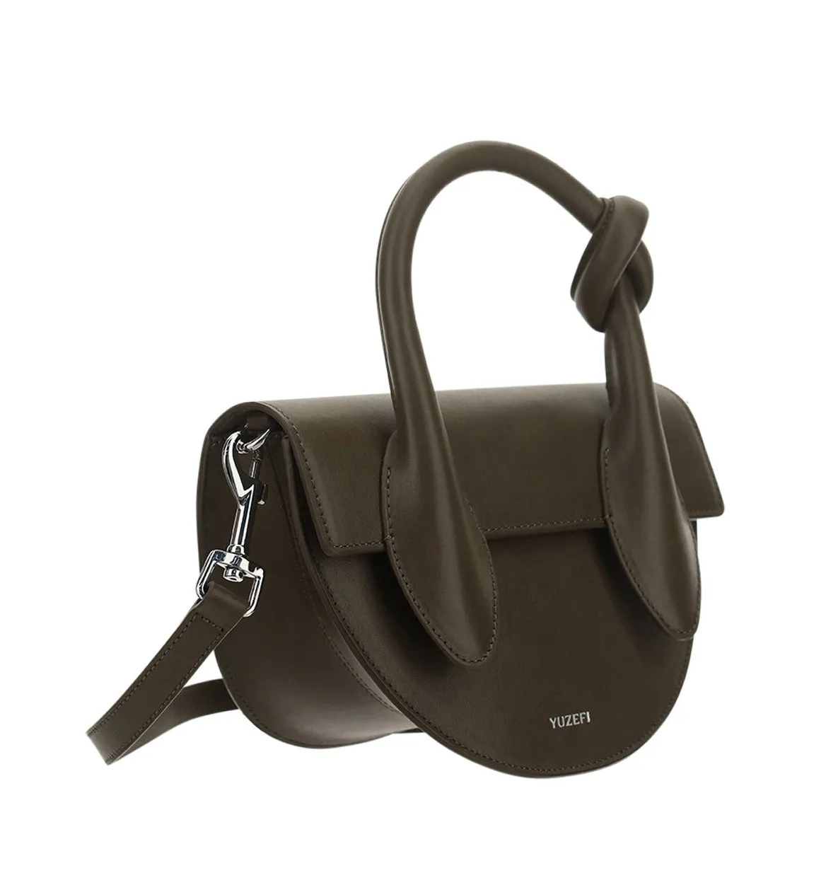 Yuzefi Pretzel Knot Detailed Crossbody Bag